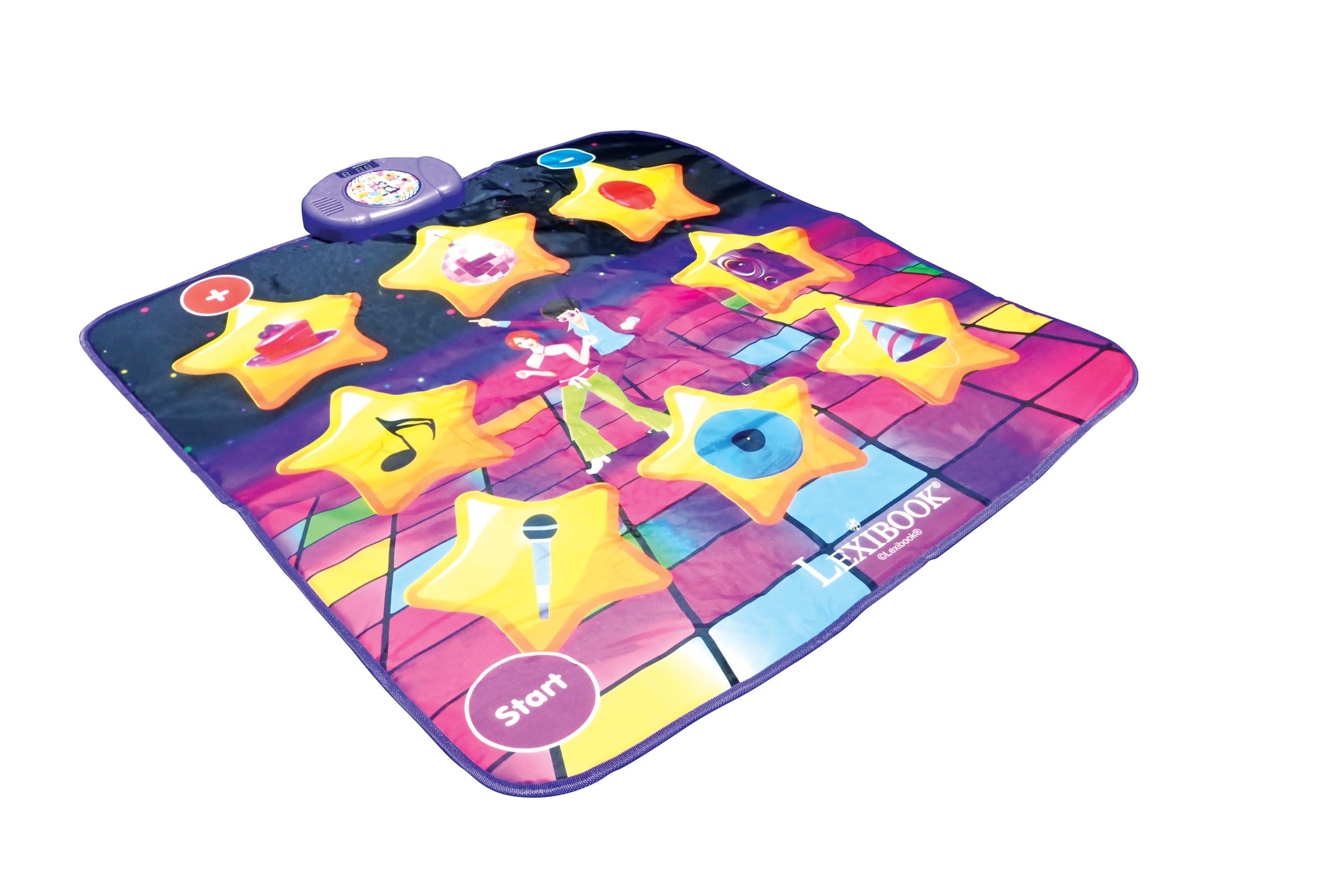 LEXIBOOK Electronic Dance Floor Mat - Illuminated Keys, Bluetooth Speaker, 6 Game Modes 4