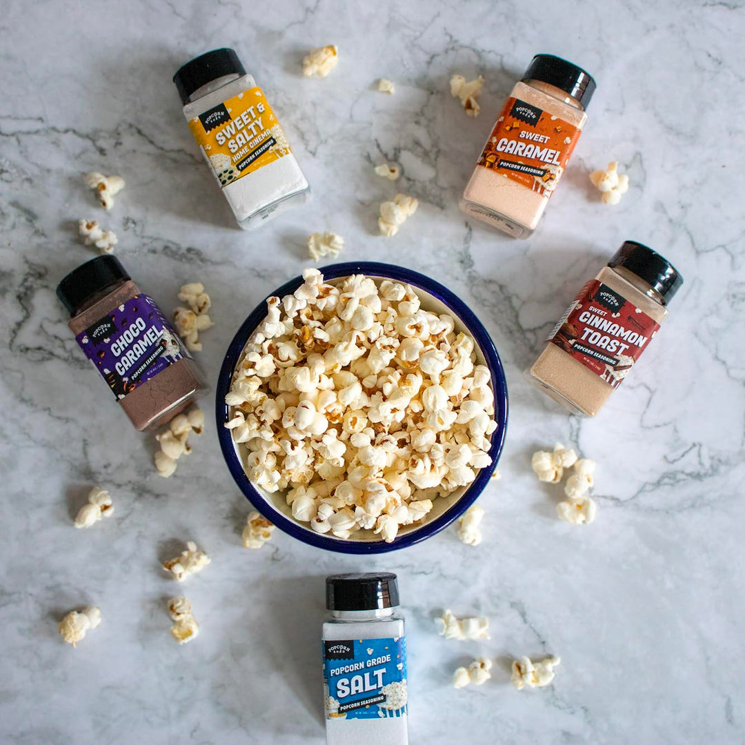 Popcorn Shed Cinema Grade Gourmet Popcorn Salt - DIY Seasoning for Movie Night [Salt Seasoning]