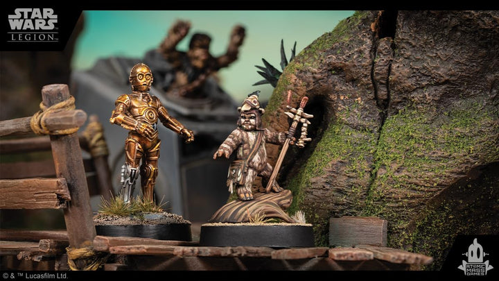 Atomic Mass Games Star Wars: Legion Logray & Wicket Commander Expansion
