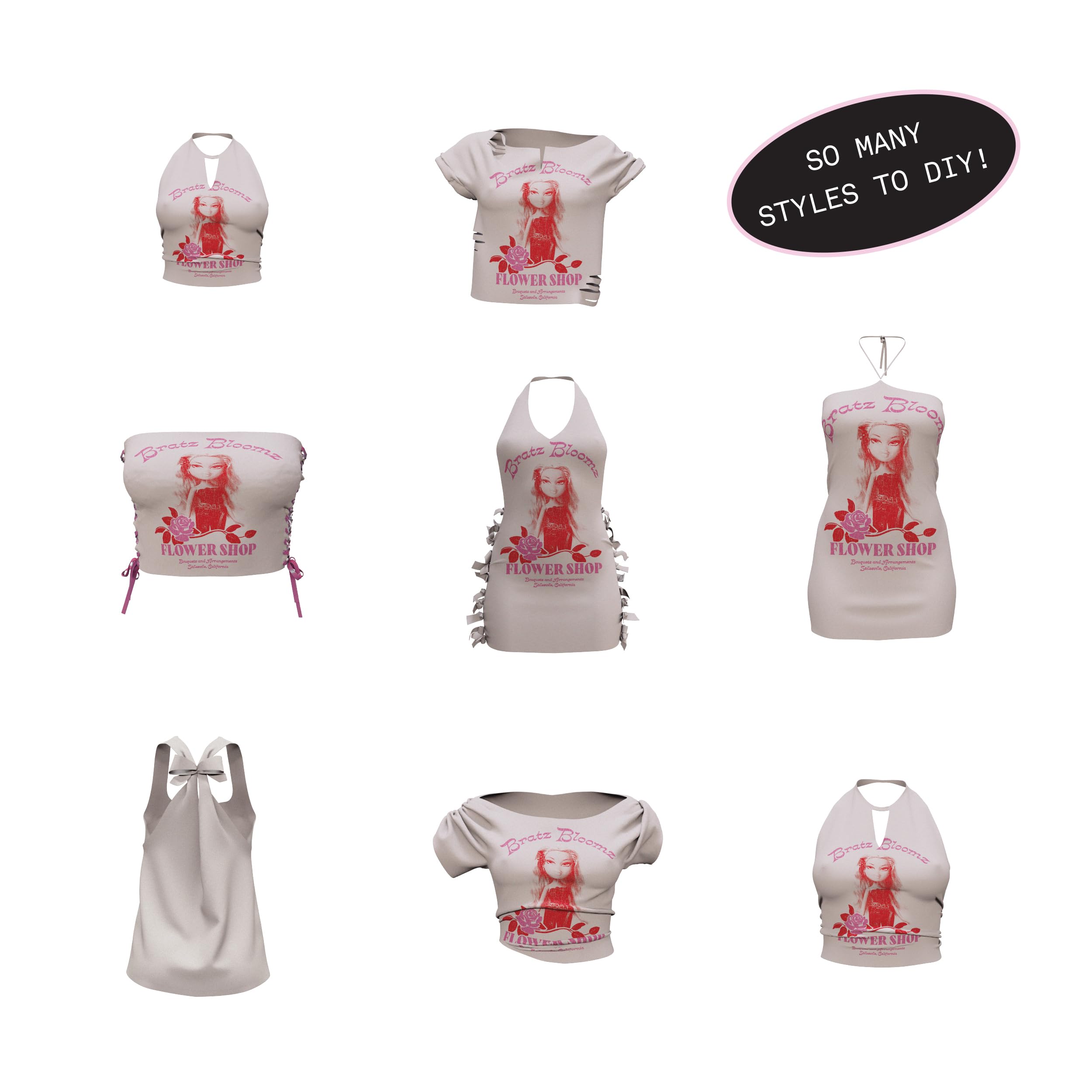 Bratz Stylin' Yasmin Fashion Doll with Customizable T-Shirt for You 15