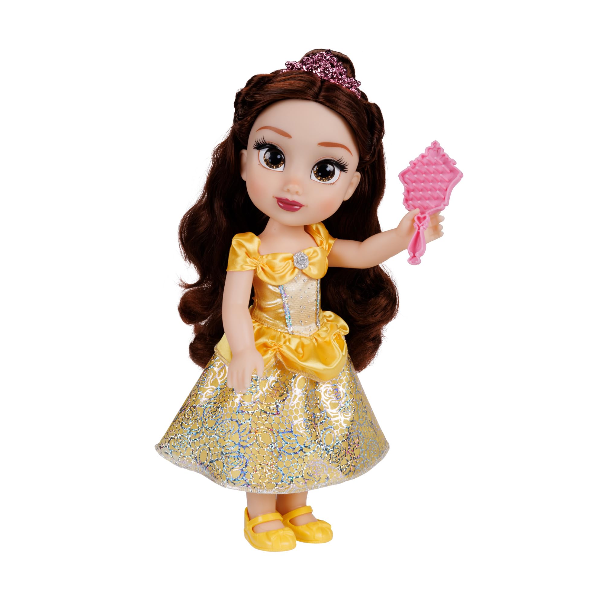 Disney Princess Belle Doll - 14" Shimmery Holofoil Dress & Royal Reflection Eyes 1