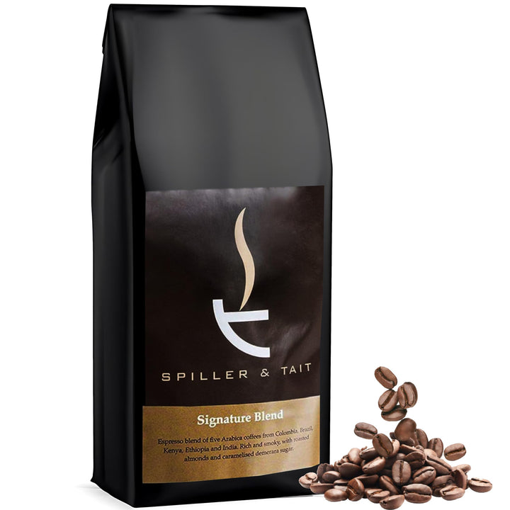 Spiller & Tait Signature Blend - Award-Winning Whole Bean Coffee 1kg