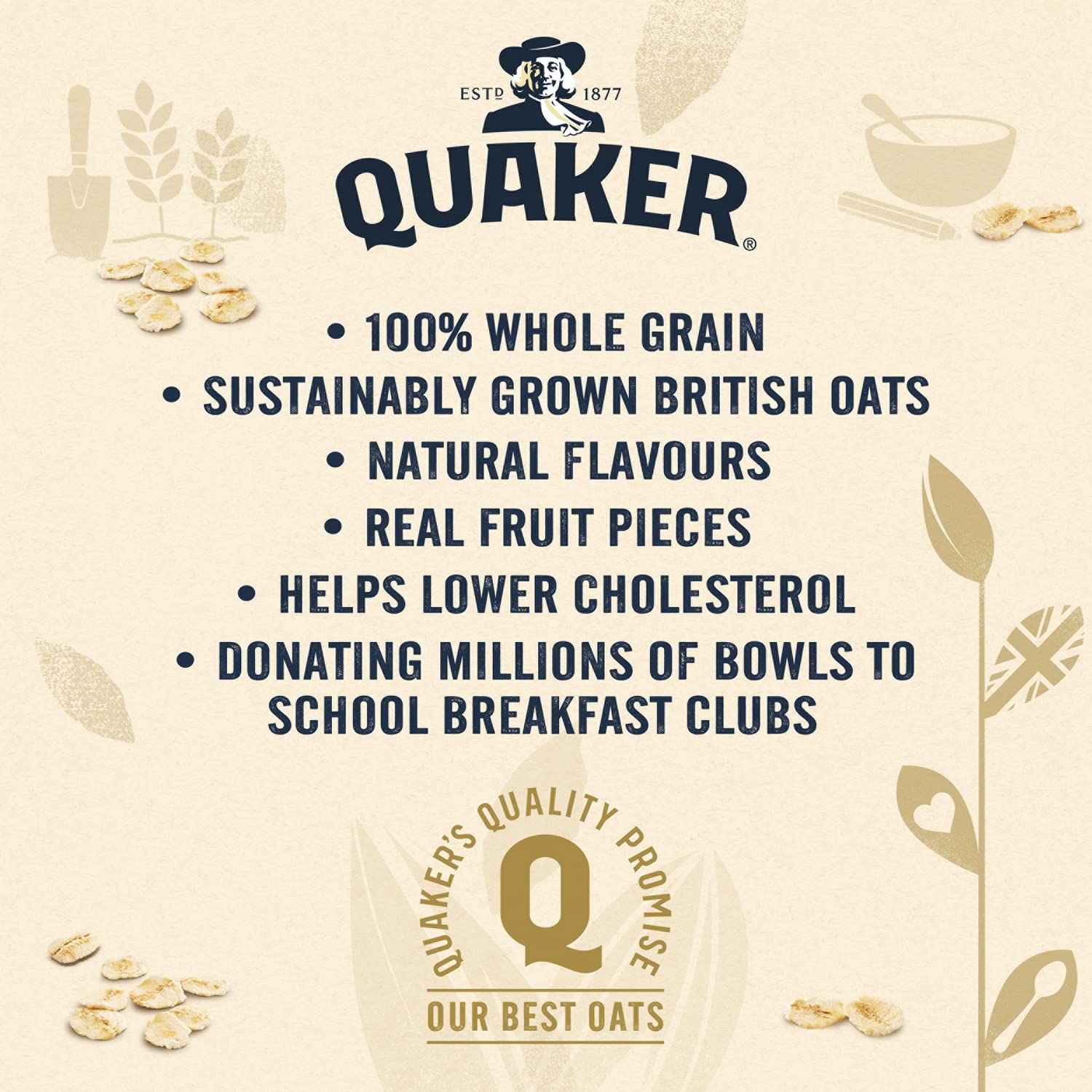 Quaker Oat So Simple Heaps of Fruit Banana and Strawberry Flavour Porridge 8