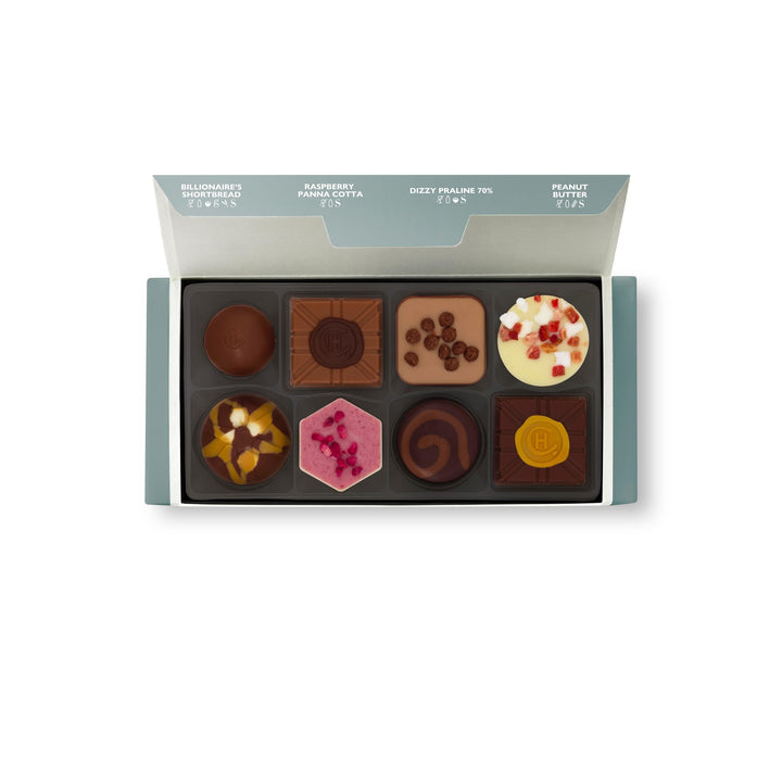 Hotel Chocolat Simply Thanks Pocket Selection - 8 Alcohol-Free Chocolates