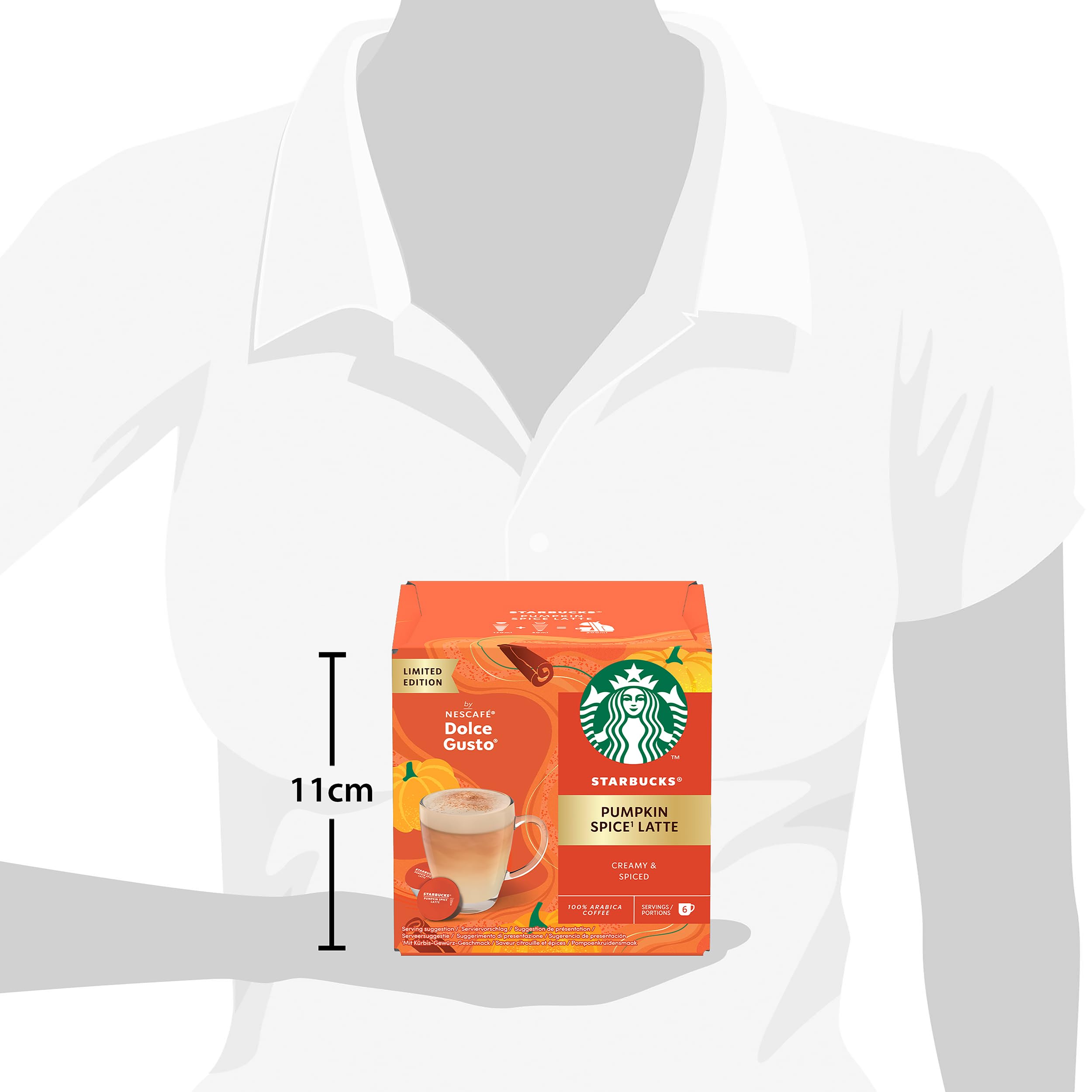 STARBUCKS Pumpkin Spice Latte by Nescafé Dolce Gusto Coffee Pods | 72 Capsules 3