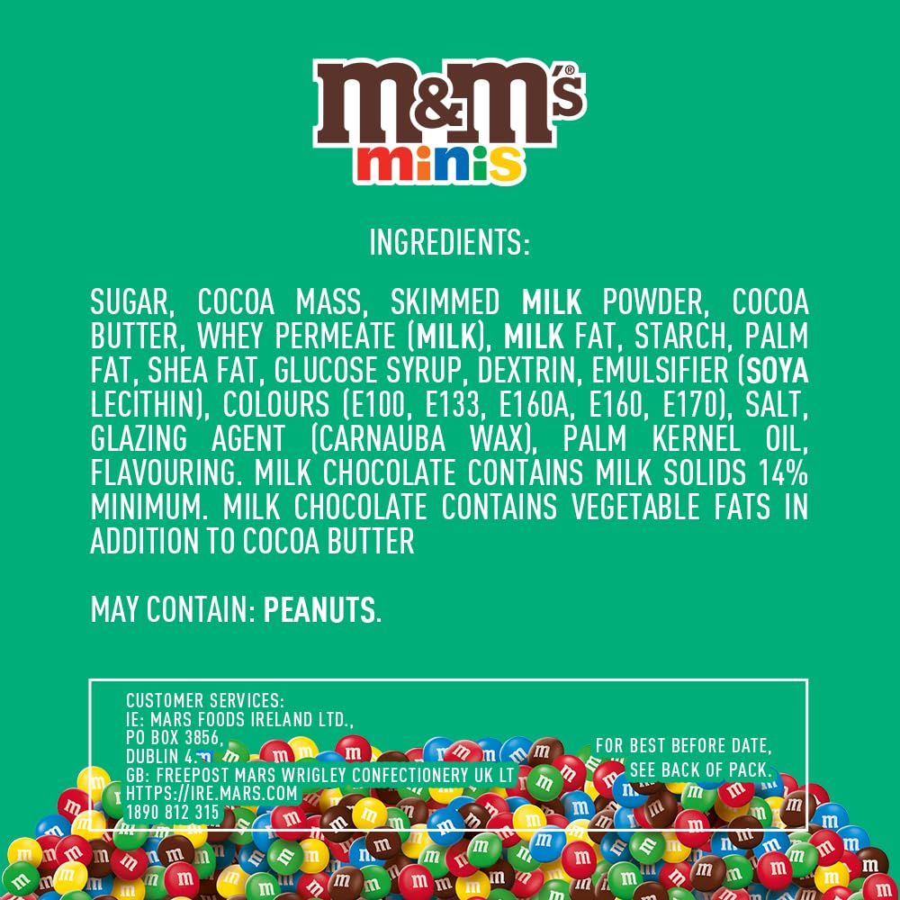 M&M'S Minis Milk Chocolate Bag, 177g - Shareable Chocolate Snack for Gifting & Treats 4