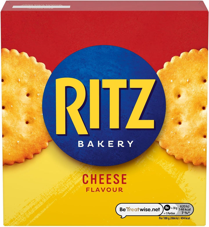 RITZ Cheese Cracker Box, Classic Savoury Crackers Perfect for Snacking