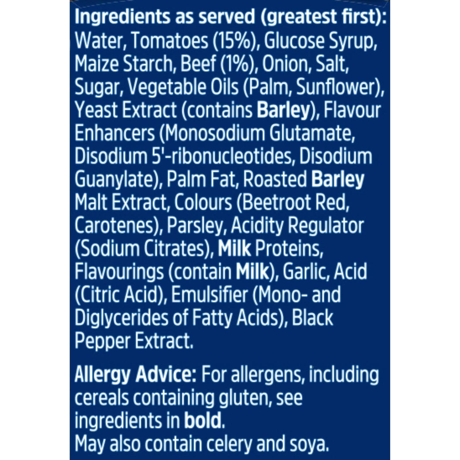 Batchelors Cup a Soup Beef & Tomato Instant Soup Sachets, 88 g Box (Pack of 4) 6