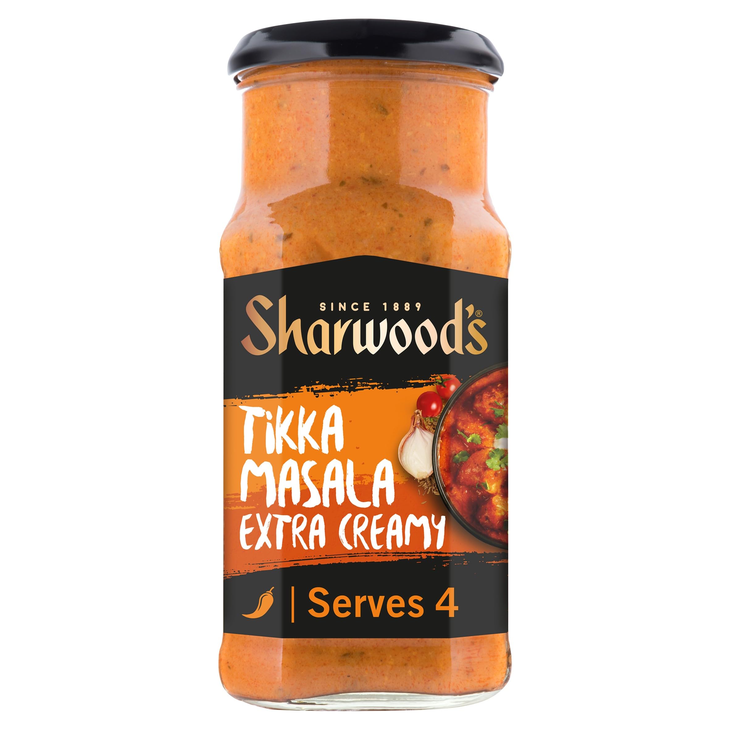 Sharwood's Indian Tikka Masala Sauce – Extra Creamy, Tomato & Yogurt Cooking Sauce