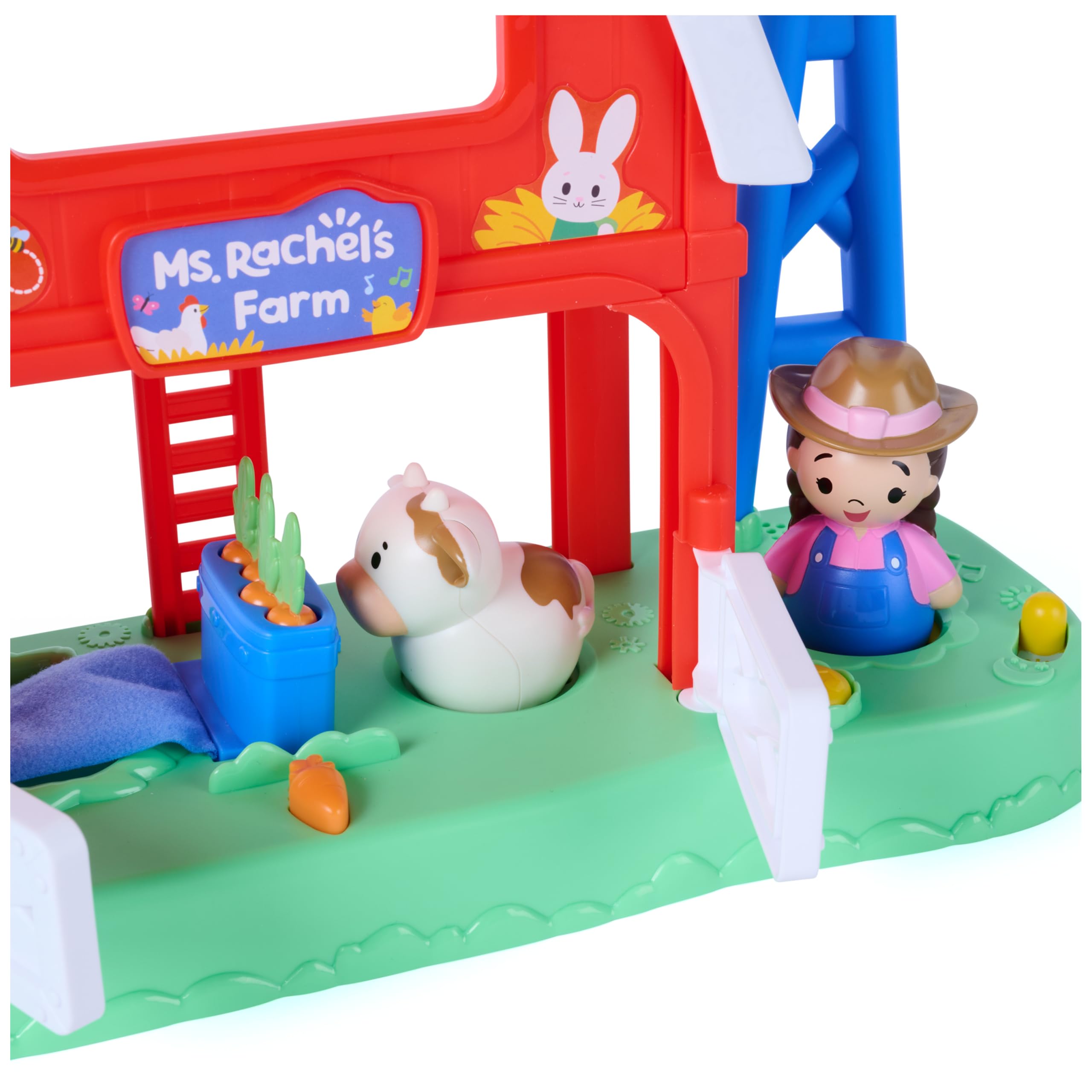Ms. Rachel My First Learning Farm Playset - Interactive Learning for Toddlers 1-3 | Multicolor Plastic 9