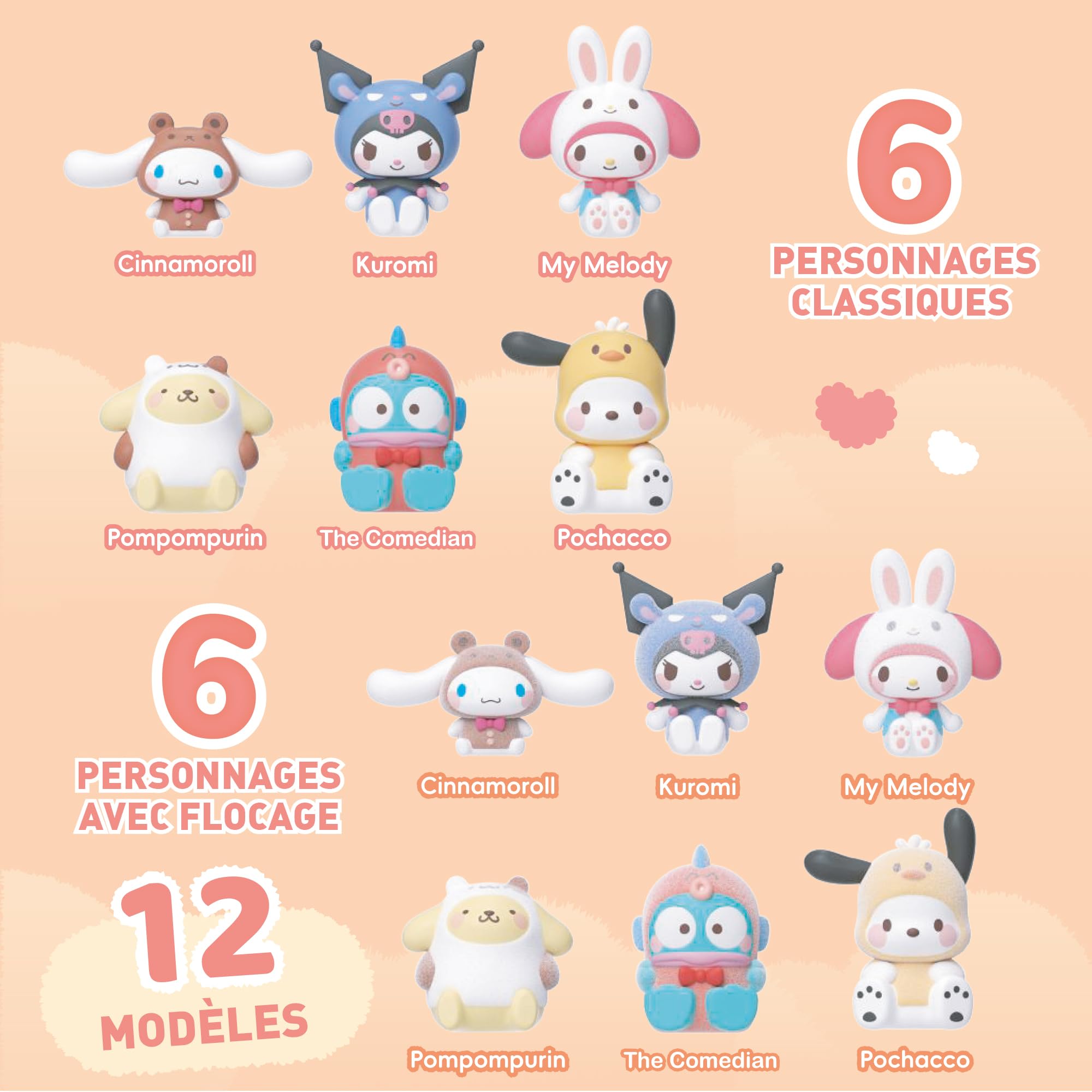 Hello Kitty Mini Figure Blind Bag - 1 Random 4cm Dressing Up Series Figure (Ages 4+) 15