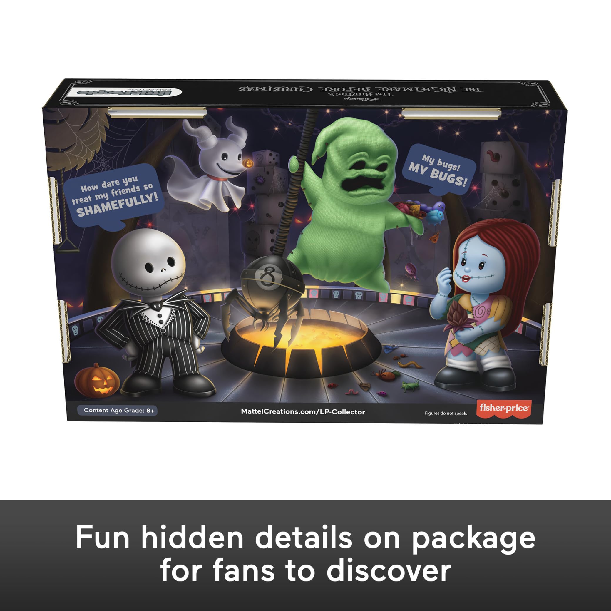 Little People Collector Disney Tim Burton’s The Nightmare Before Christmas - 4-Pack Glow-in-the-Dark Figures 16