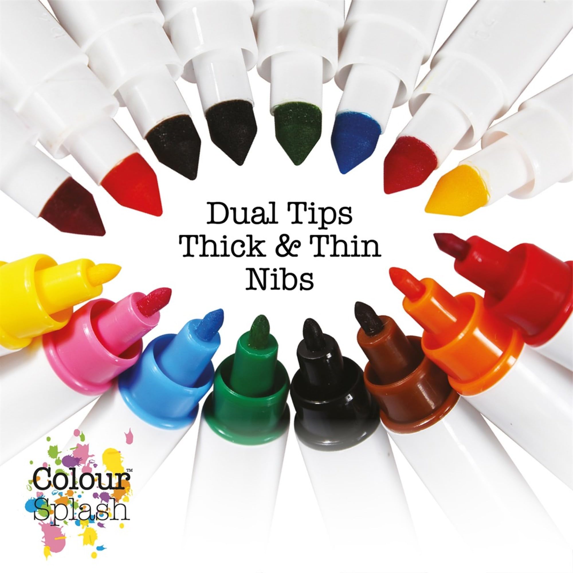Colour Splash Edible Food Colouring Pens - Dual Tip Icing Pens for Cake Decorating 4