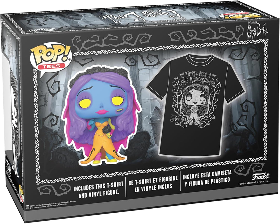 Funko Pop! & Tee Tim Burton's Corpse Bride - Emily Vinyl Figure & T-Shirt Combo (72699)