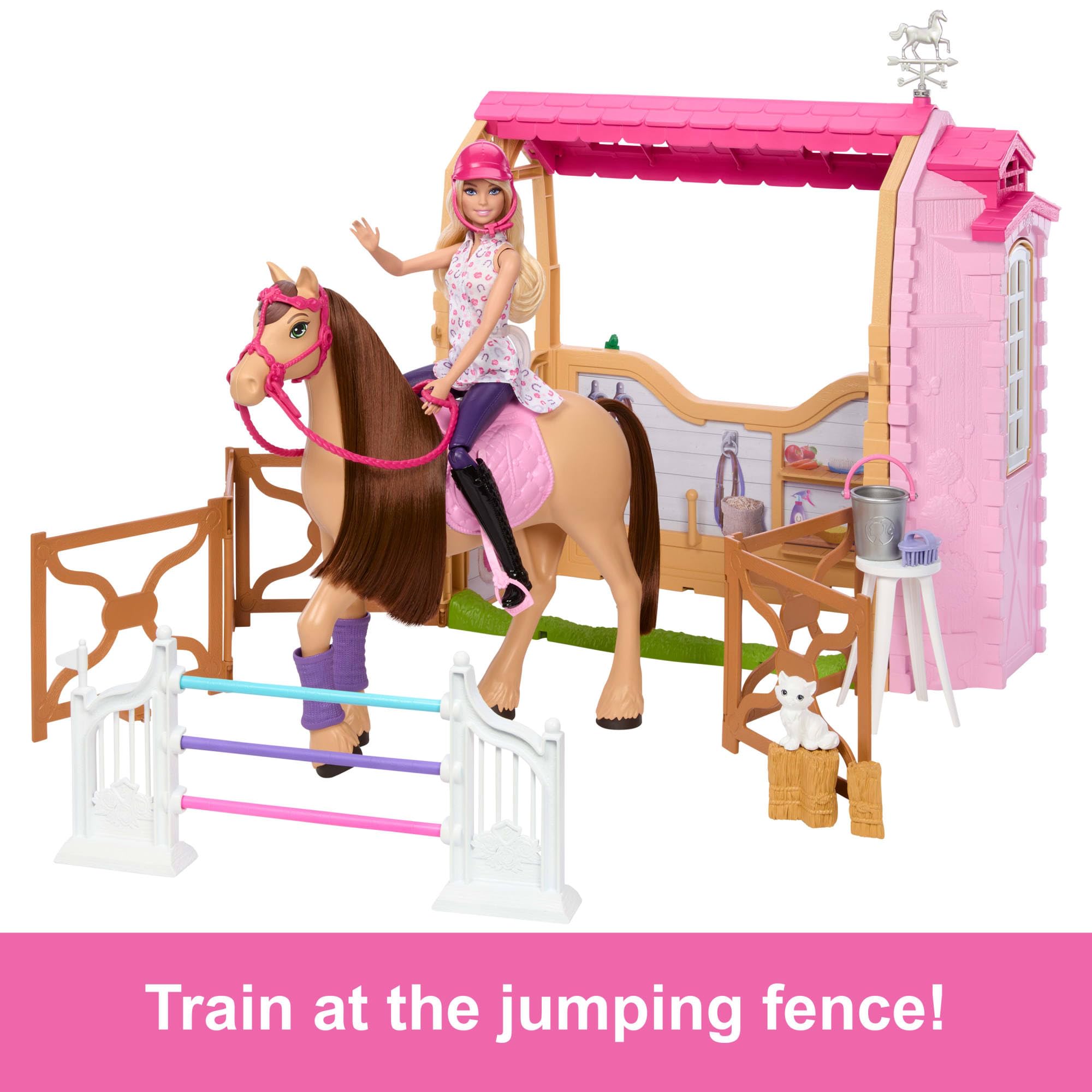 Barbie Ultimate Stable Playset with Doll, Horse & 25+ Accessories | Ages 3+ 5