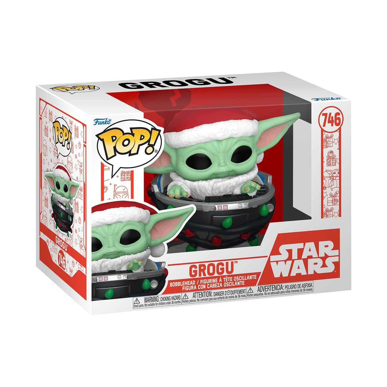 Funko Pop! Star Wars: The Mandalorian - Grogu (Baby Yoda) in Pram Vinyl Figure 9