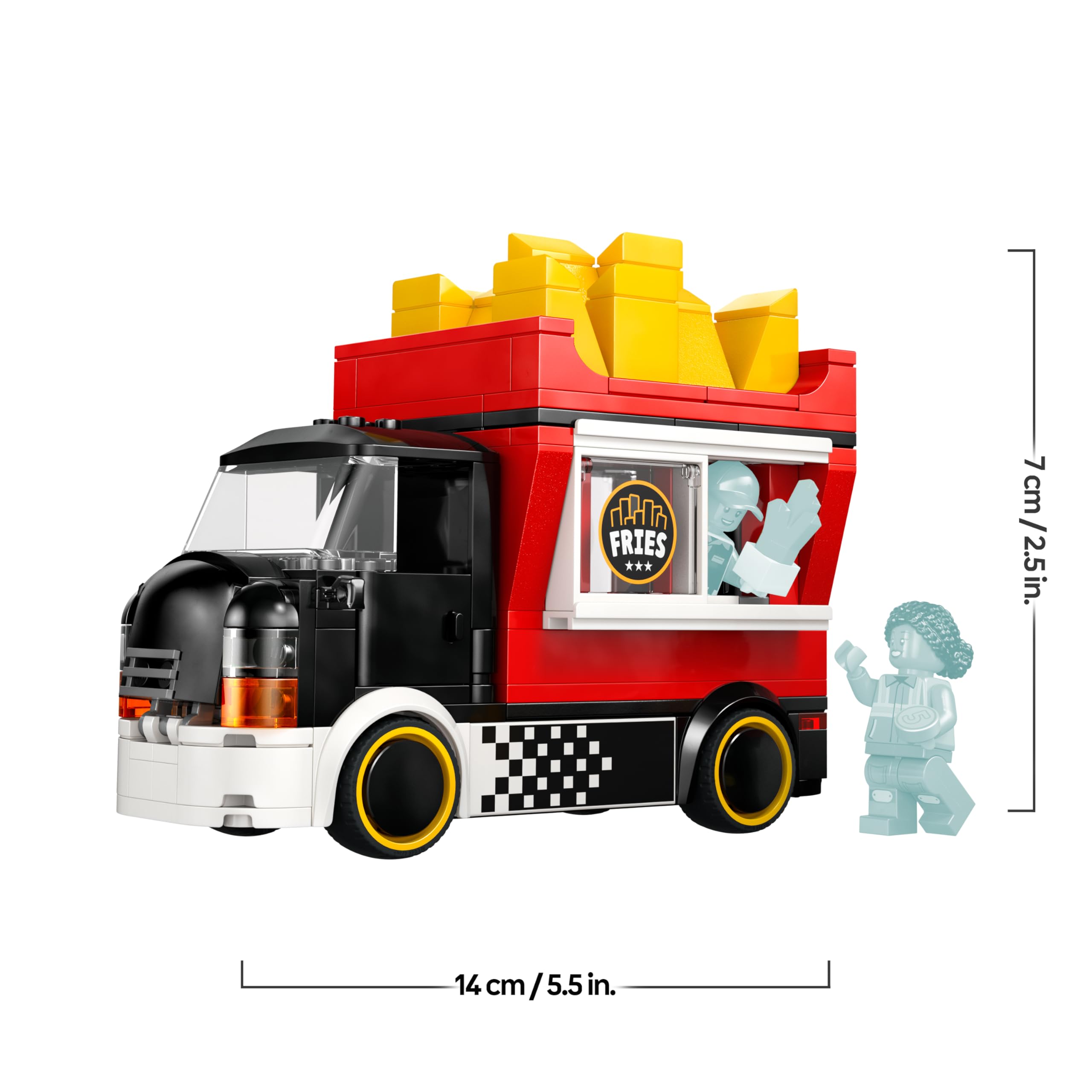 LEGO City Fries Food Truck Toy Set 60488 | Ages 5+ | Includes 2 Minifigures 8