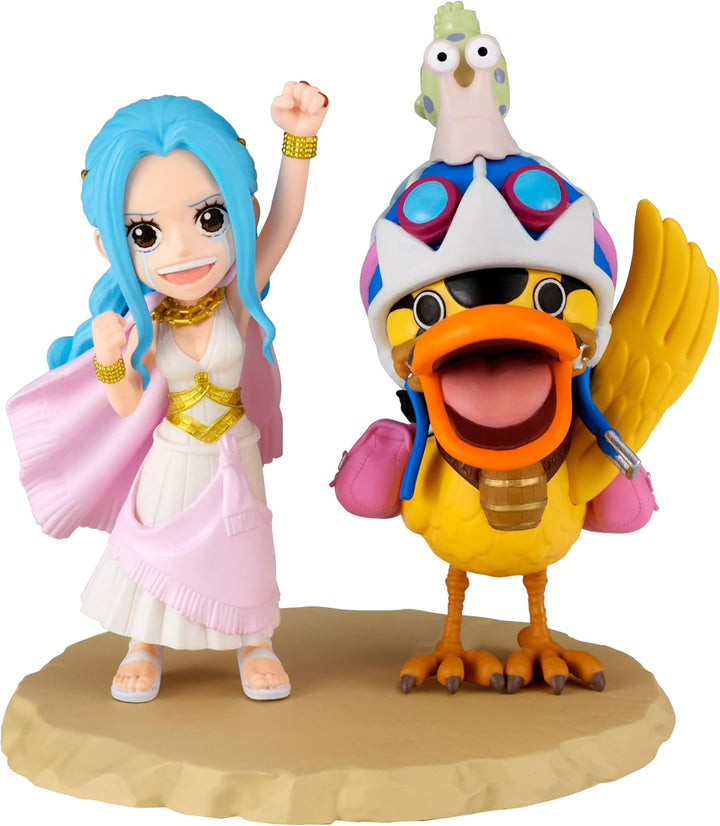 Banpresto World Collectable Log One Piece - Nefeltari Vivi & Karoo Action Figure (BPR89559)