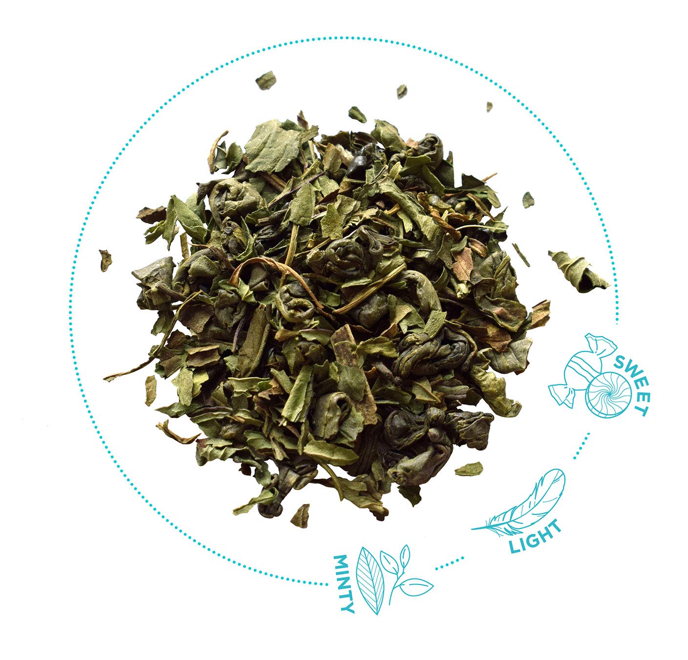 Brew Tea Co Moroccan Mint Herbal Tea - Strong & Minty Loose Leaf | 113g