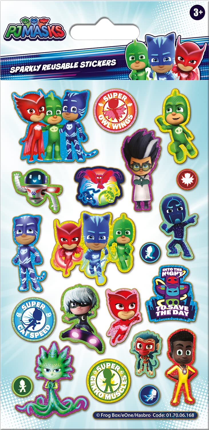 Paper Projects PJ Masks Big Sticker Bundle - Foil & Dress Up Sheets | Reusable Stickers 2