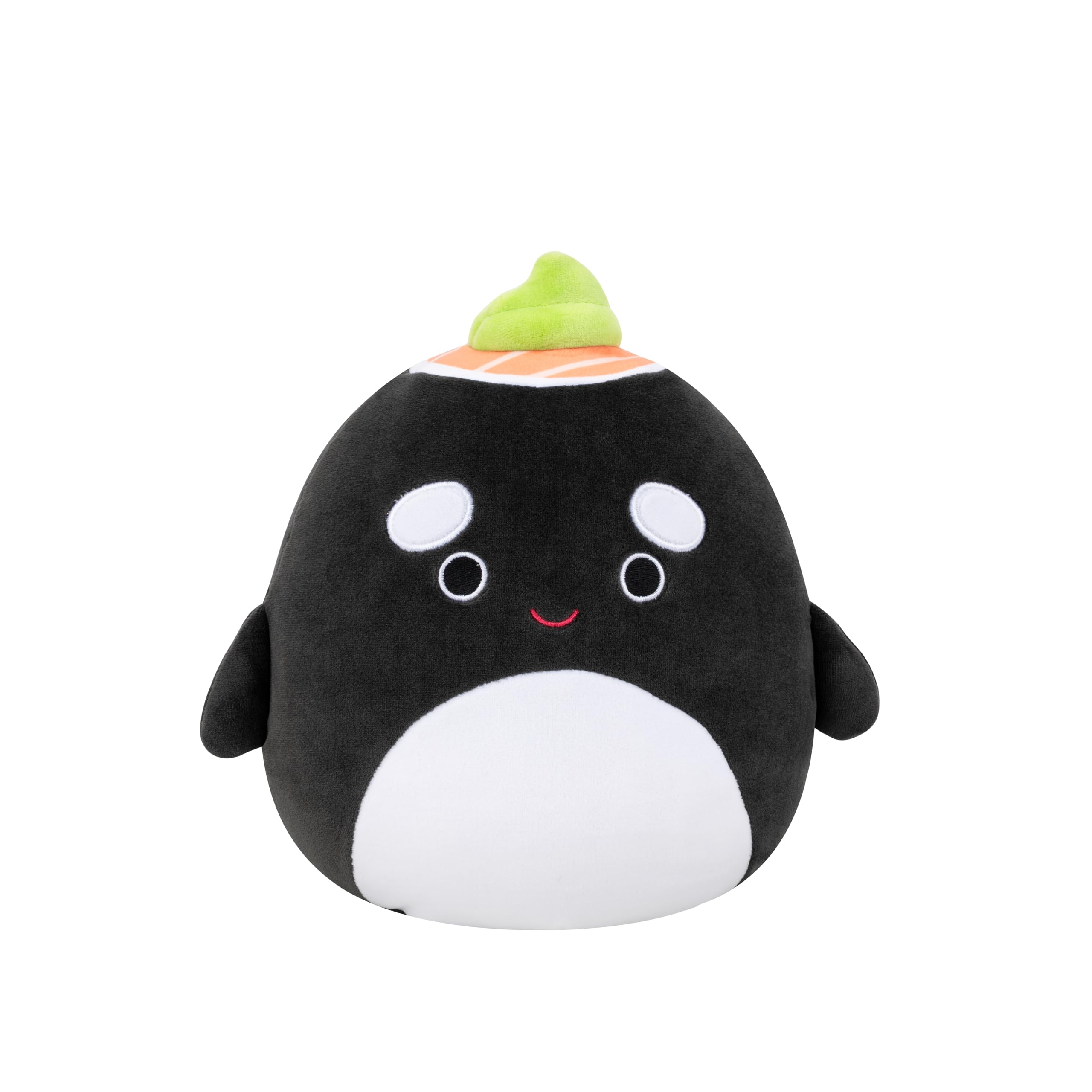Squishmallows Kai the Black Sushi Orca Whale - 7.5-Inch Plush Toy for Kids 3 Years and Up 7