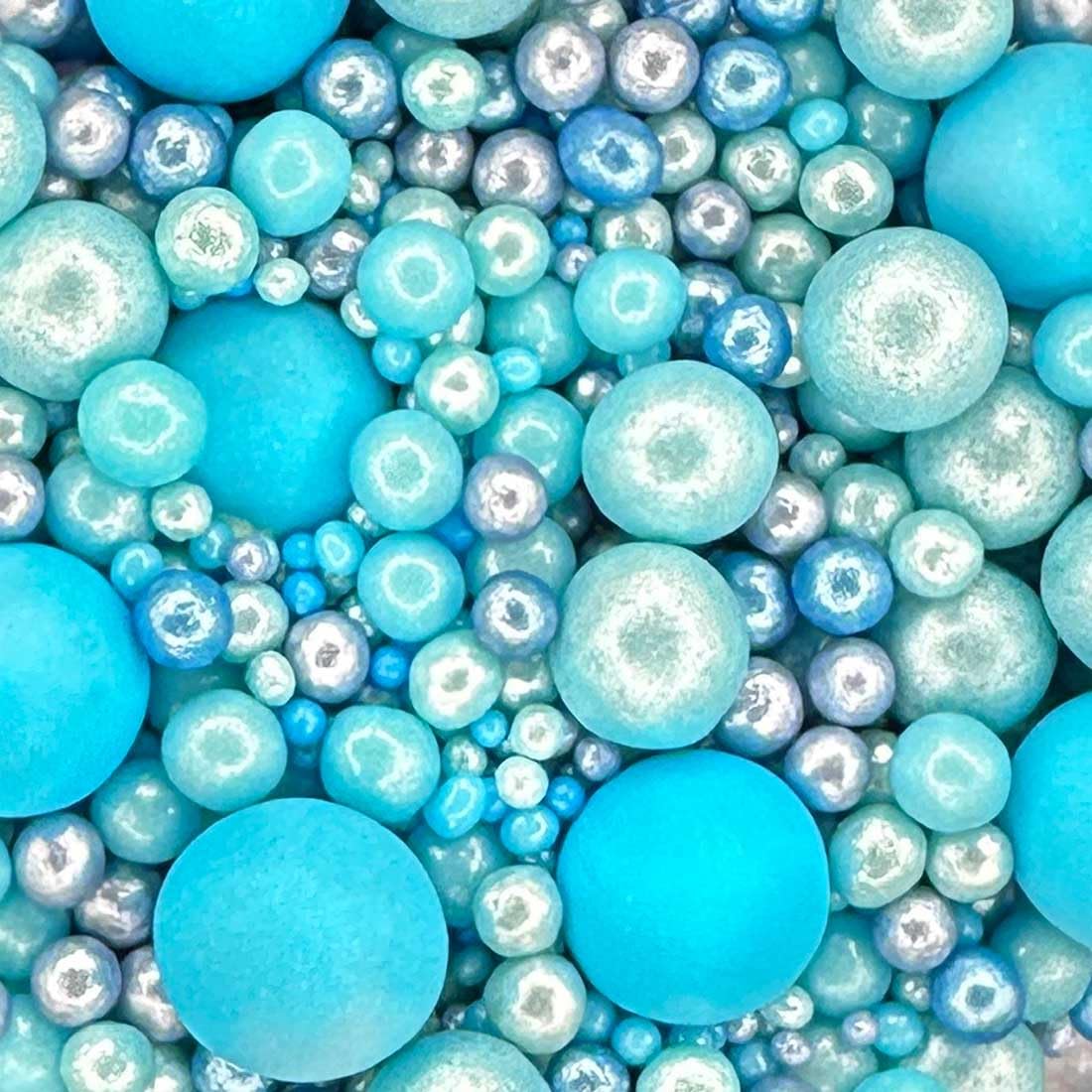 A Pinch of Pearls Mix - Blue Cake Topper Sprinkles | 30g Edible Shimmer