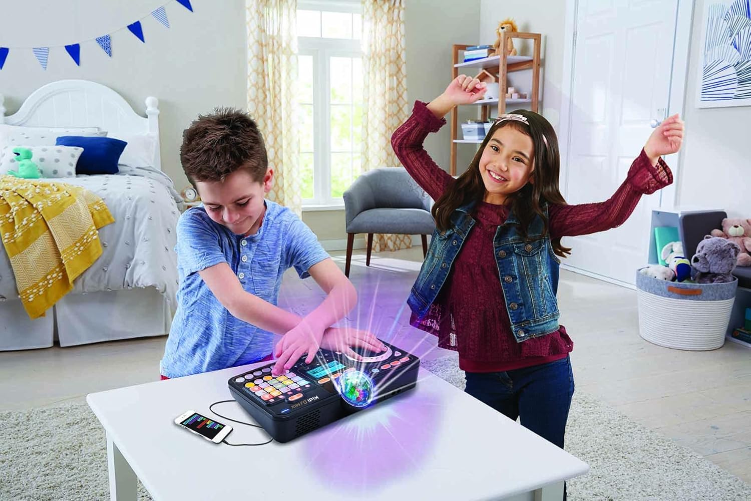 VTech Kidi DJ Mix - Electronic Music Toy for Kids with Lights & Bluetooth