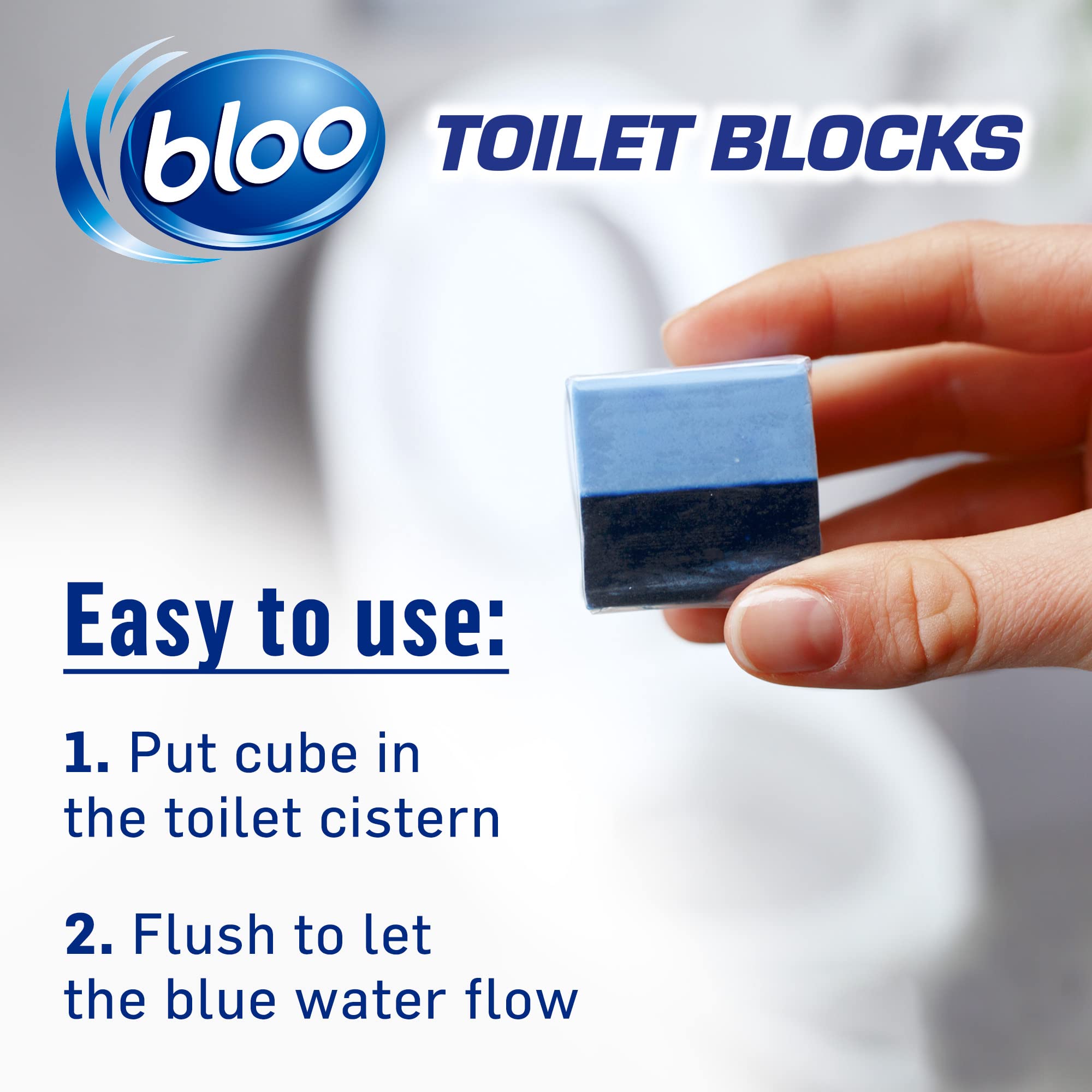 Bloo - 2in1 In-Cistern Toilet Block Original 50g for Limescale Prevention and Freshening 4