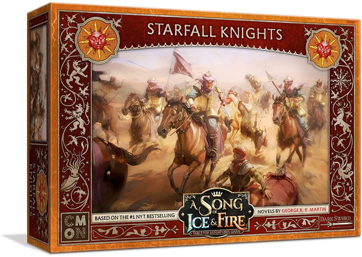 CMON A Song of Ice & Fire: Starfall Knights Unit Box | 2+ Players | 4 Miniatures | SIF707