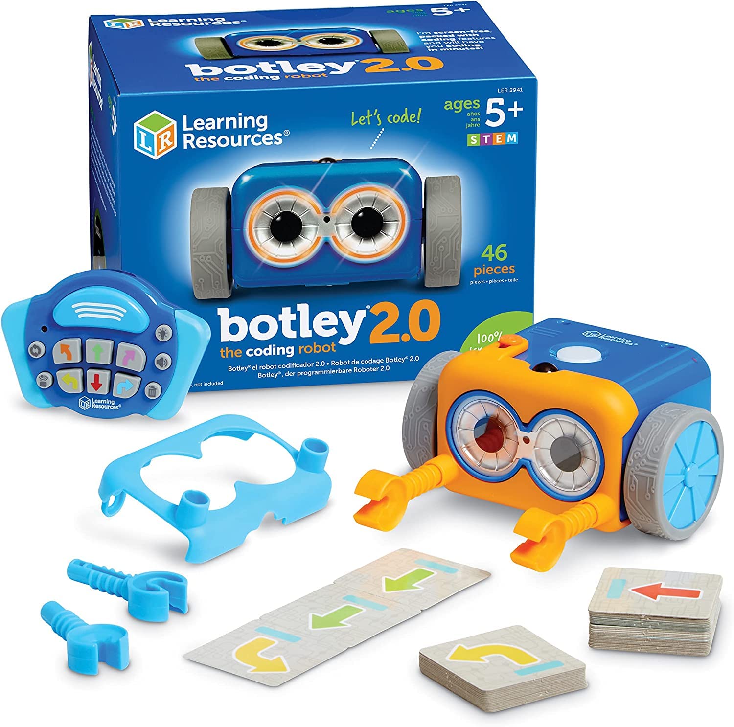 Learning Resources Botley 2.0 Coding Robot - Screen-Free STEM Learning for Kids 5+ 15