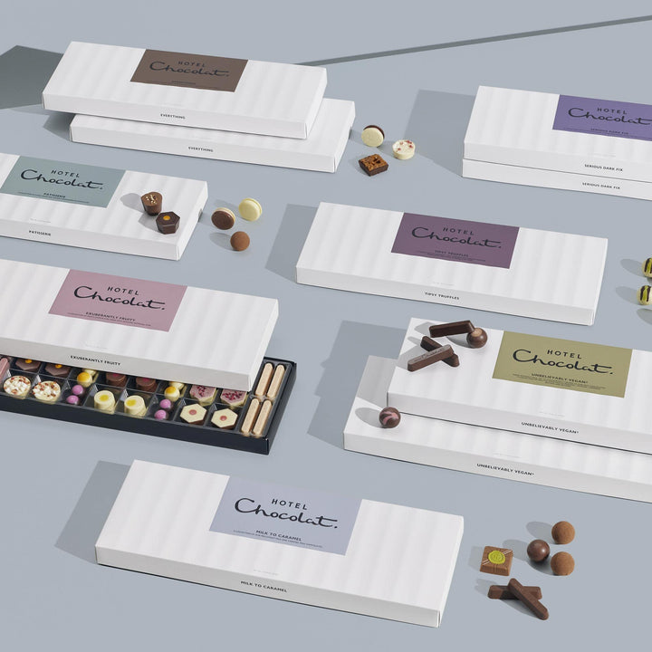 Hotel Chocolat Exuberantly Fruity Sleekster - 38 Fruity Chocolates, 345g