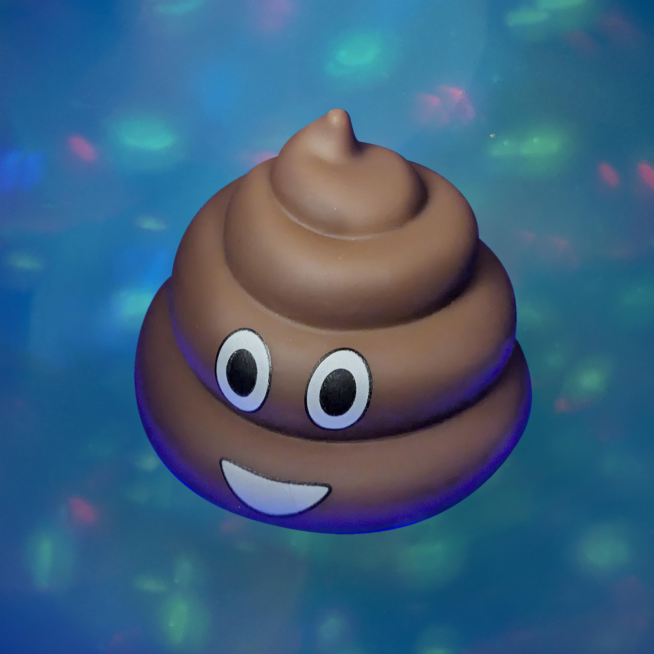 Party Pooper LED Light-up Poop Emoji Bath Toy - Waterproof Fun for Kids 36 Months+ 11