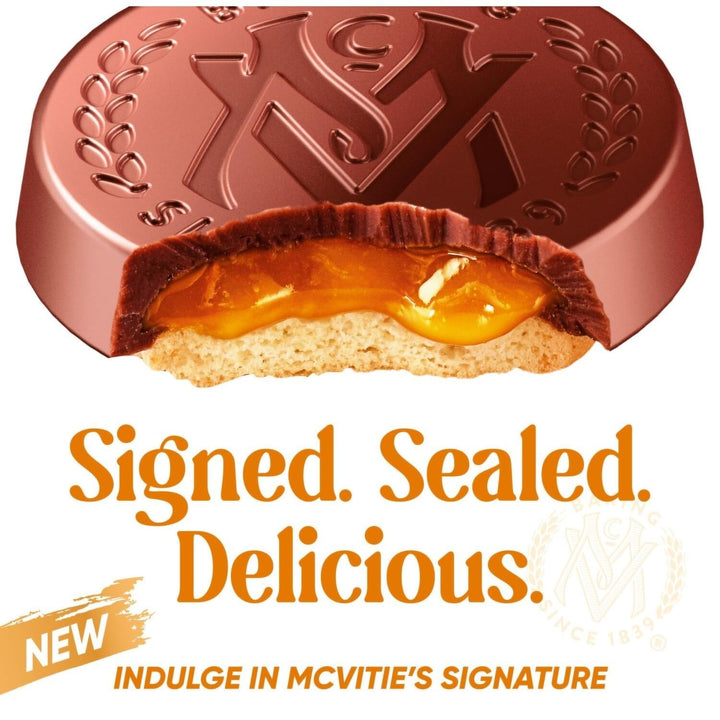McVitie's Signature Caramel Chocolate Rounds Biscuits (109 g)
