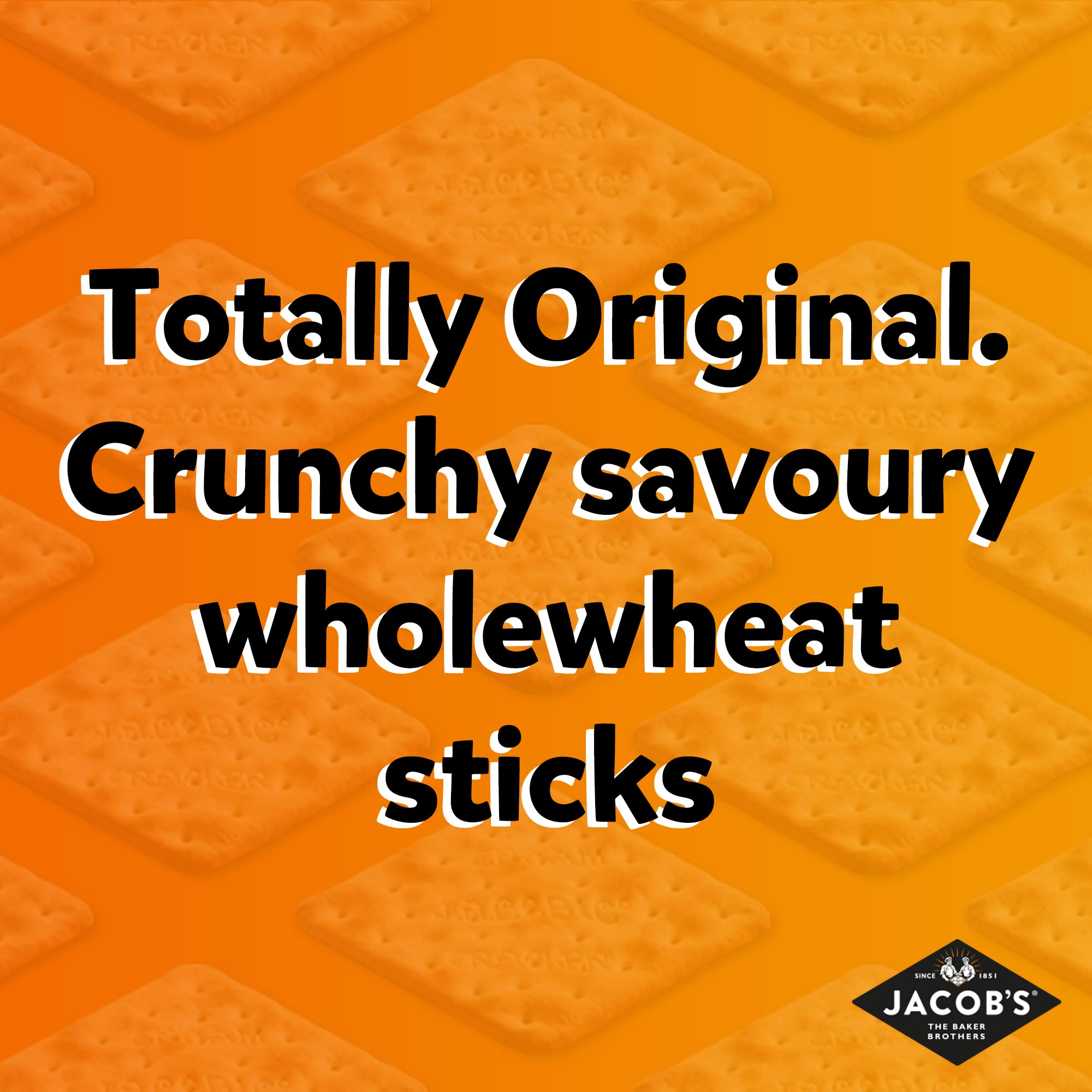 Jacob's Crispbreads Mixed Grain Crackers, 20 Crackers (5 Packs of 4), 190g 4