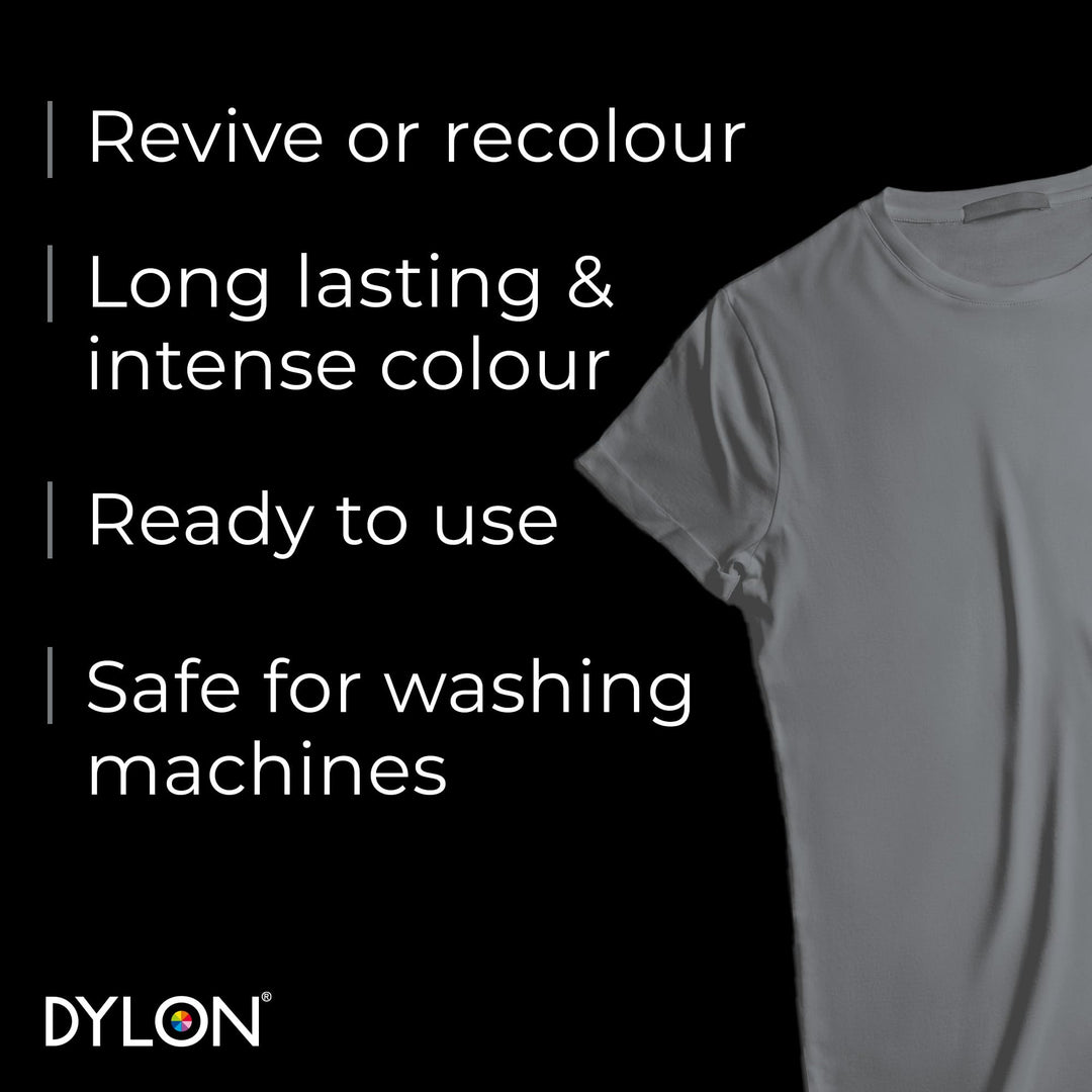 Dylon Washing Machine Fabric Dye Pod - Smoke Grey, 350g