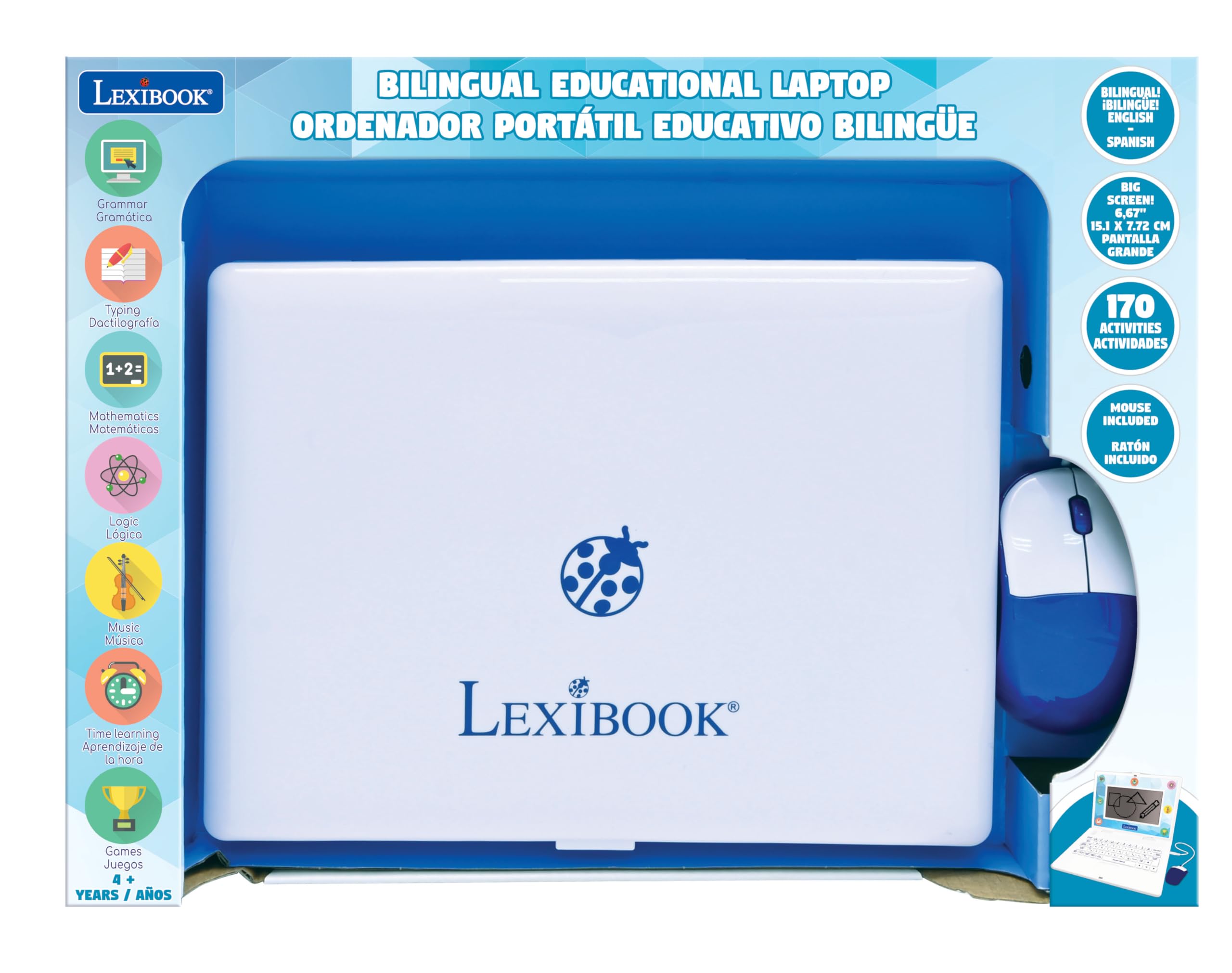 Lexibook Bilingual Educational Laptop - Spanish/English Learning Toy for Kids 4