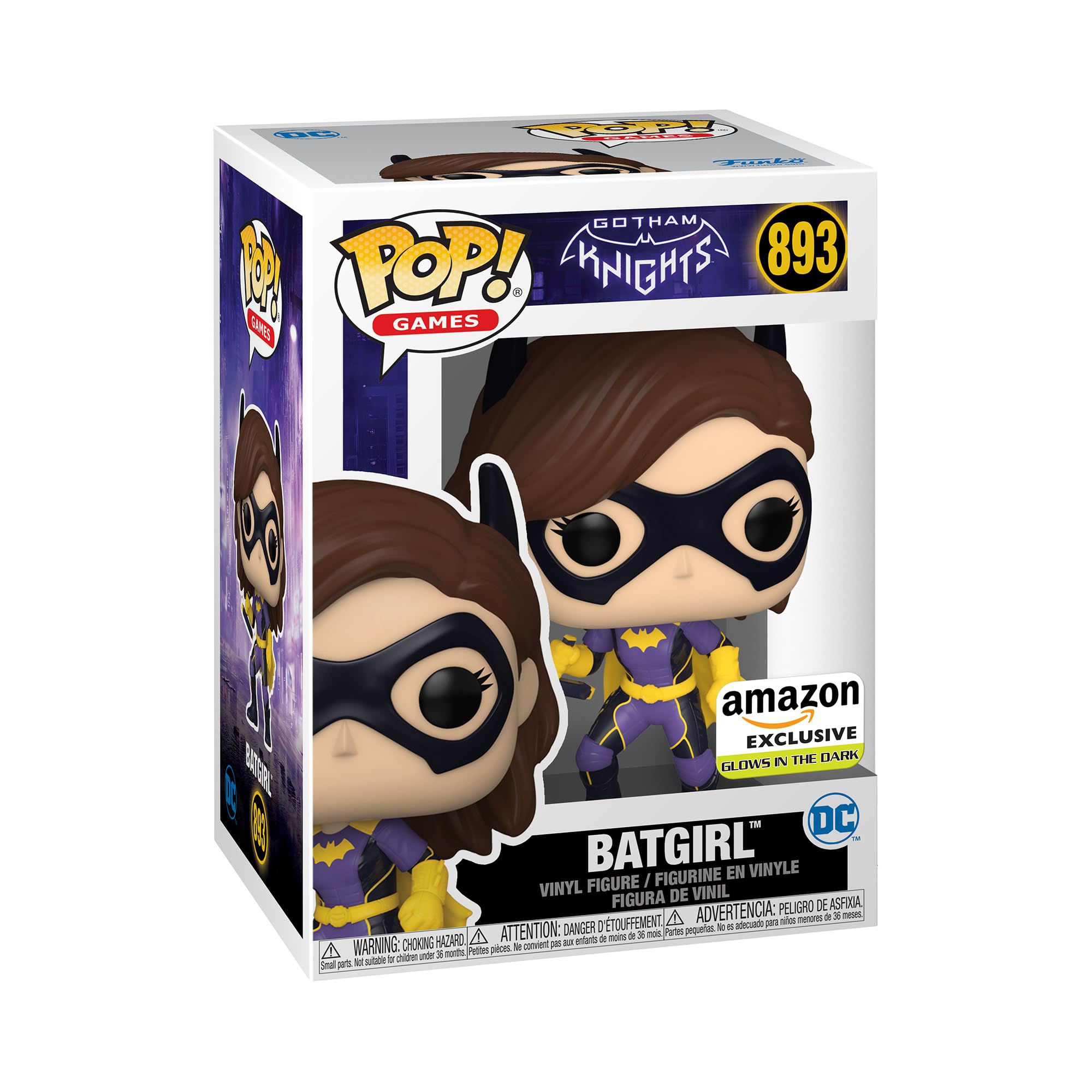 Funko Pop! Games: Gotham Knights - Batgirl Glow in the Dark Vinyl Figure (58175) - Amazon Exclusive