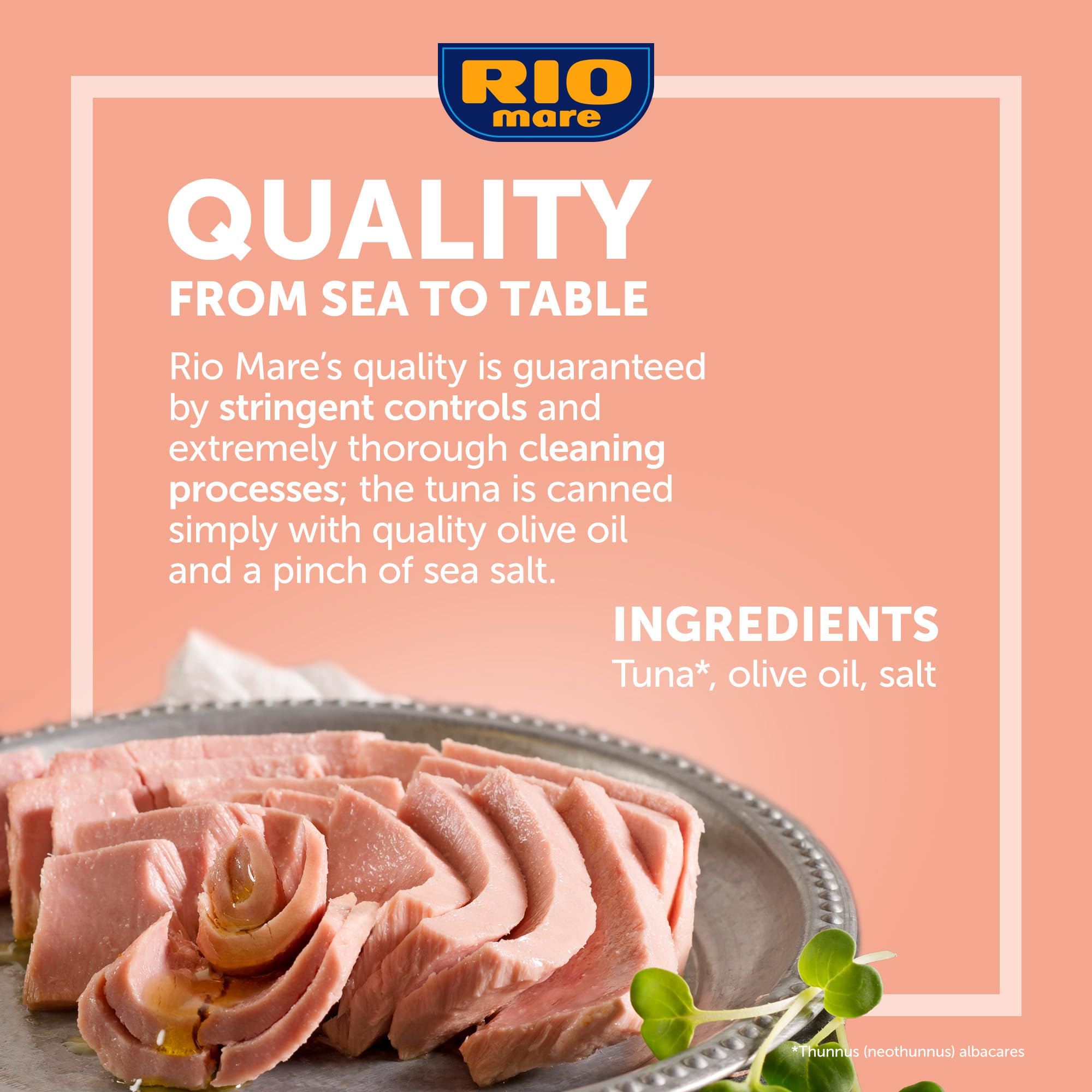 Rio Mare Tuna in Olive Oil - Prime Quality, MSC Sustainable | 160g Pack of 4 6