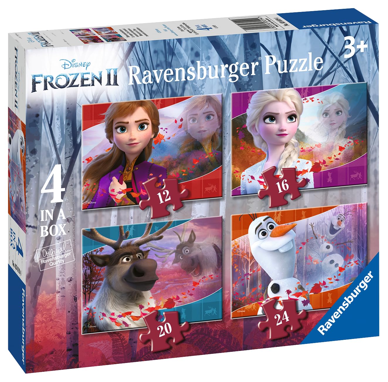 Ravensburger Disney Frozen 2 Jigsaw Puzzles Set (12, 16, 20, 24 Pieces) for Kids Ages 3+ 9