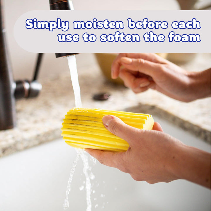 Scrub Daddy Damp Duster - Multipurpose Cleaning Sponge for Blinds, Radiators & Skirting Boards