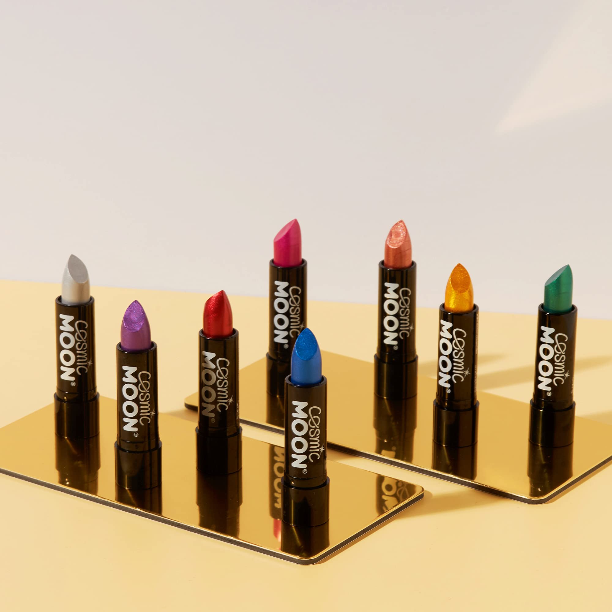 Cosmic Moon Metallic Lipstick - Rose Gold | Long Wearing | Full Coverage 4
