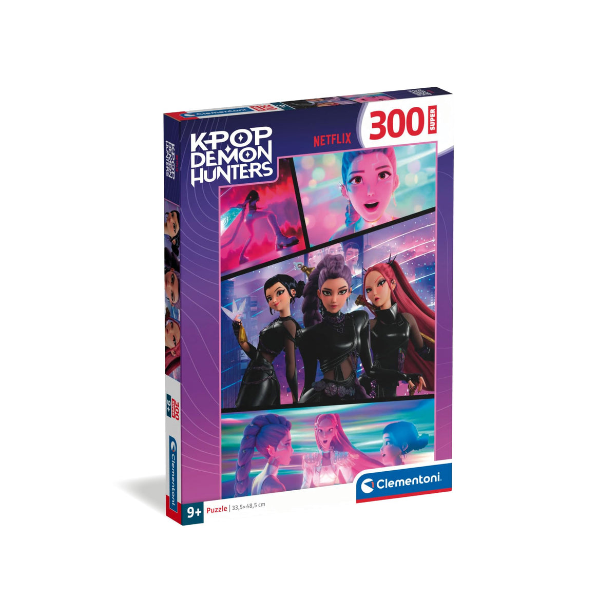 Clementoni KPOP Demon Hunters Jigsaw Puzzle - 300 Pieces, 48.5 x 33.5 cm, Ages 9+