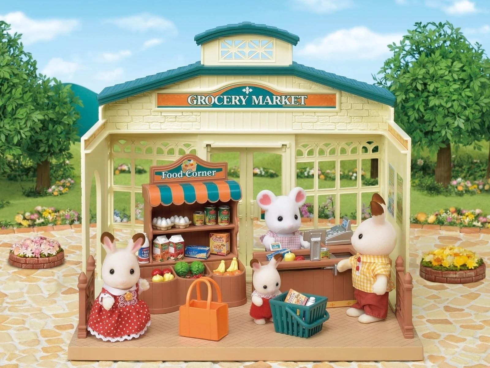 Sylvanian Families Grocery Market Playset | Model 5315 | Ages 3+ 4