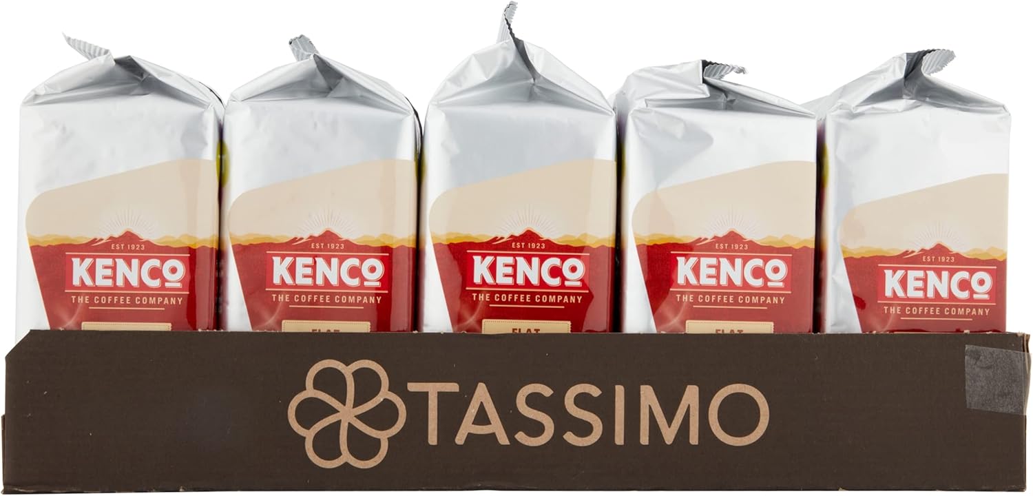 Tassimo Kenco Flat White Coffee Pods x8 (Pack of 5) - 40 Total Drinks 5