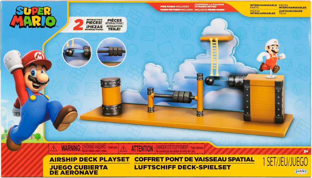 Super Mario - Nintendo 2.5" Airship Deck Playset (2023)