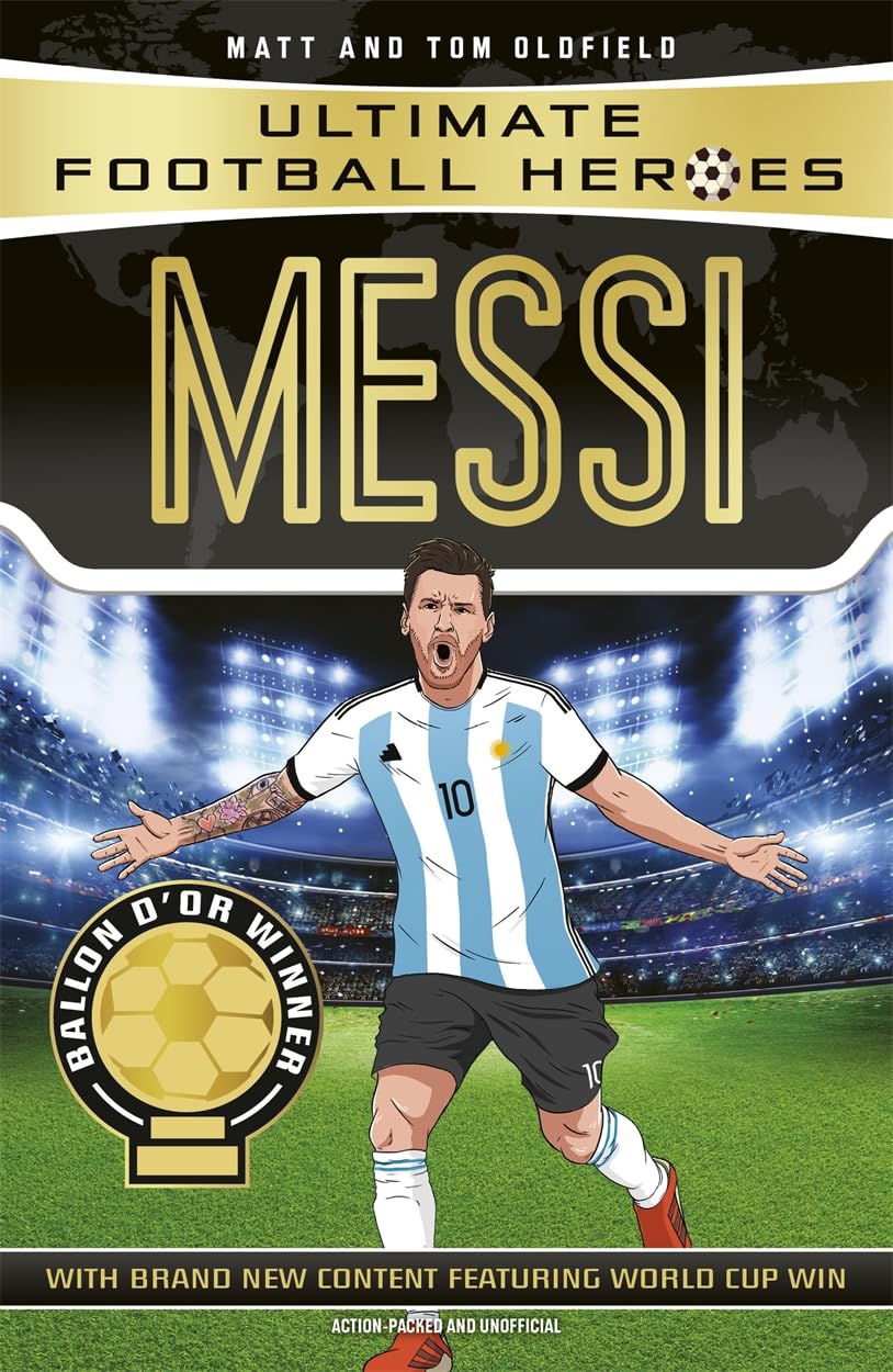 BONNIER Messi (Ultimate Football Heroes) Paperback Book | Ages 7-10 | English