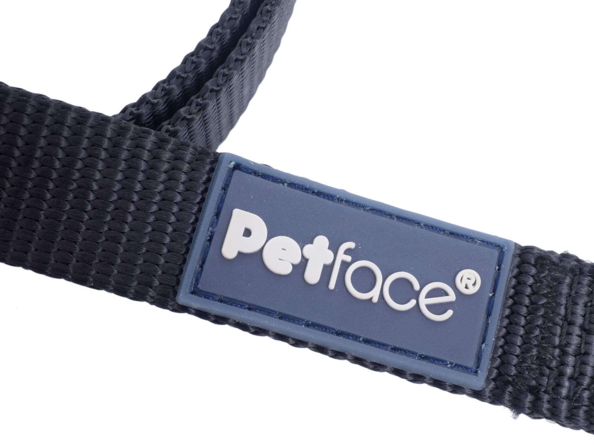 Petface Padded Nylon Dog Lead - Medium Size | Black | Durable Material