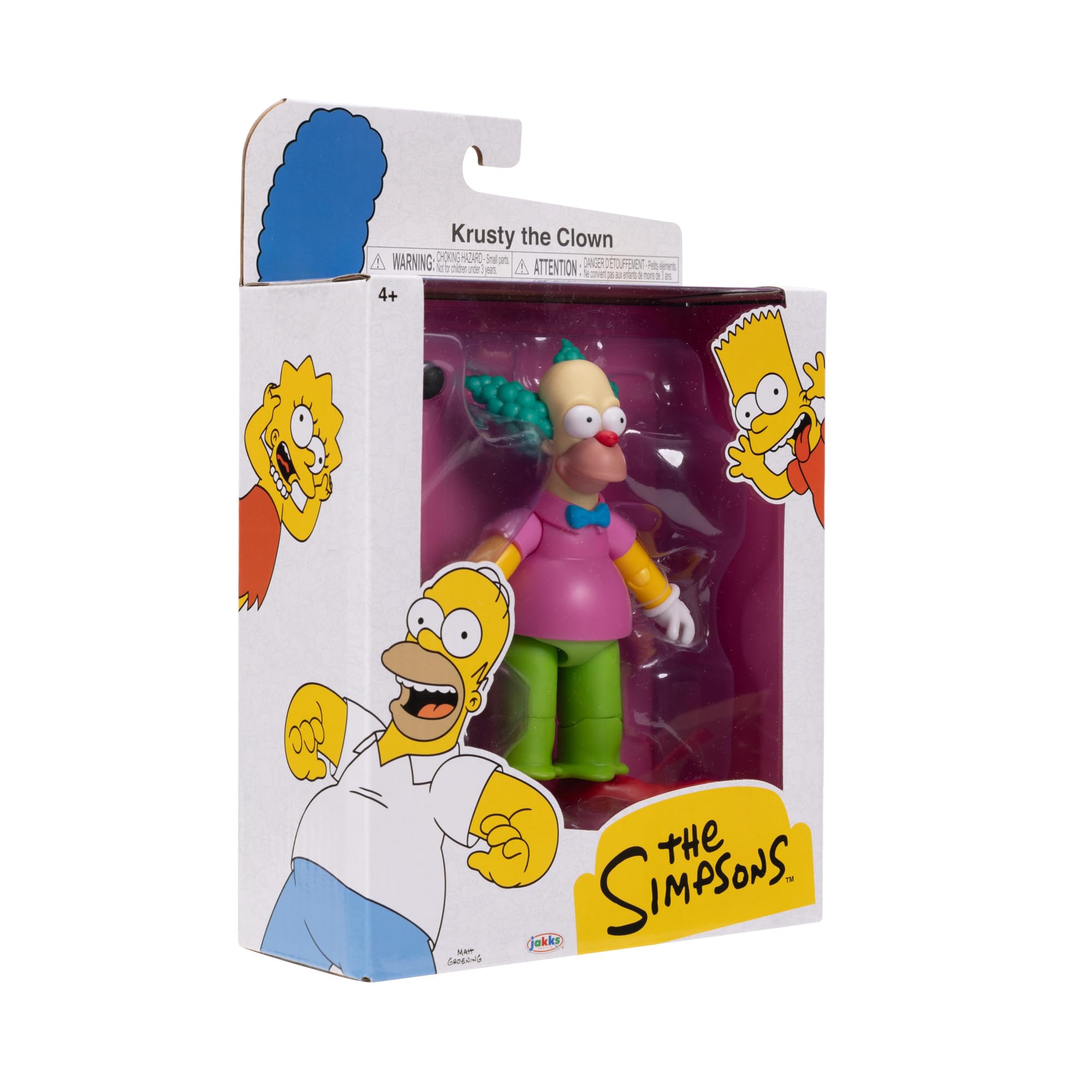 JAKKS Pacific The Simpsons - Krusty the Clown 12.7 cm Figurine 7