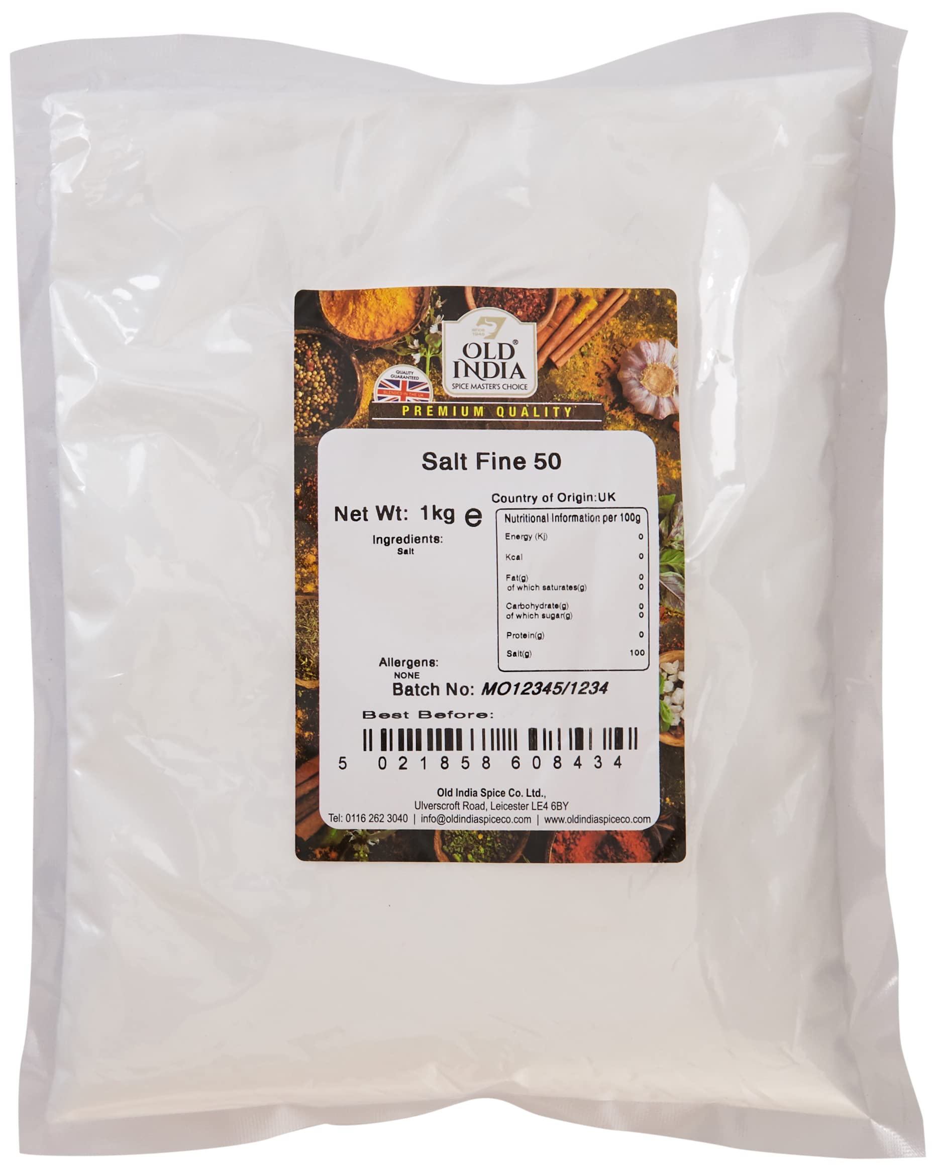 Old India Fine Salt - 100% Natural & Additive Free | 1 kg Pack 1