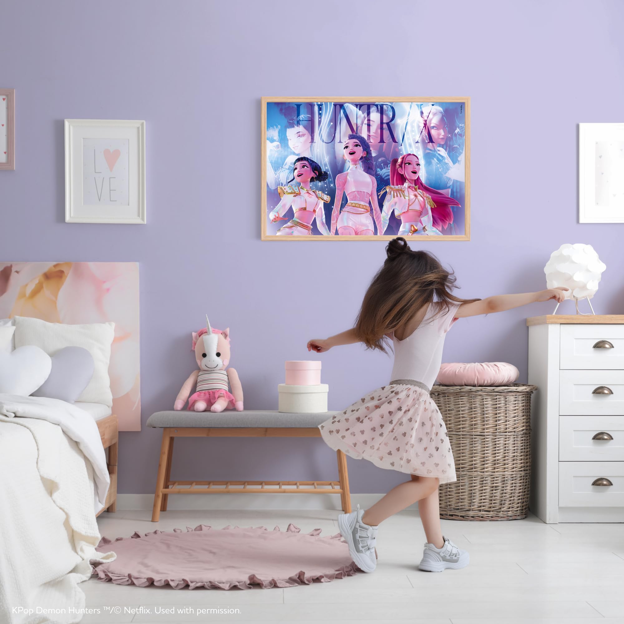Clementoni KPOP Demon Hunters Super Puzzle - 104 Pieces | 48.5 x 33.5 cm Finished Size | Ages 6+ 3